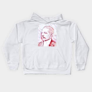 George Washington Williams Portrait | George Washington Williams Artwork | Line Art Kids Hoodie